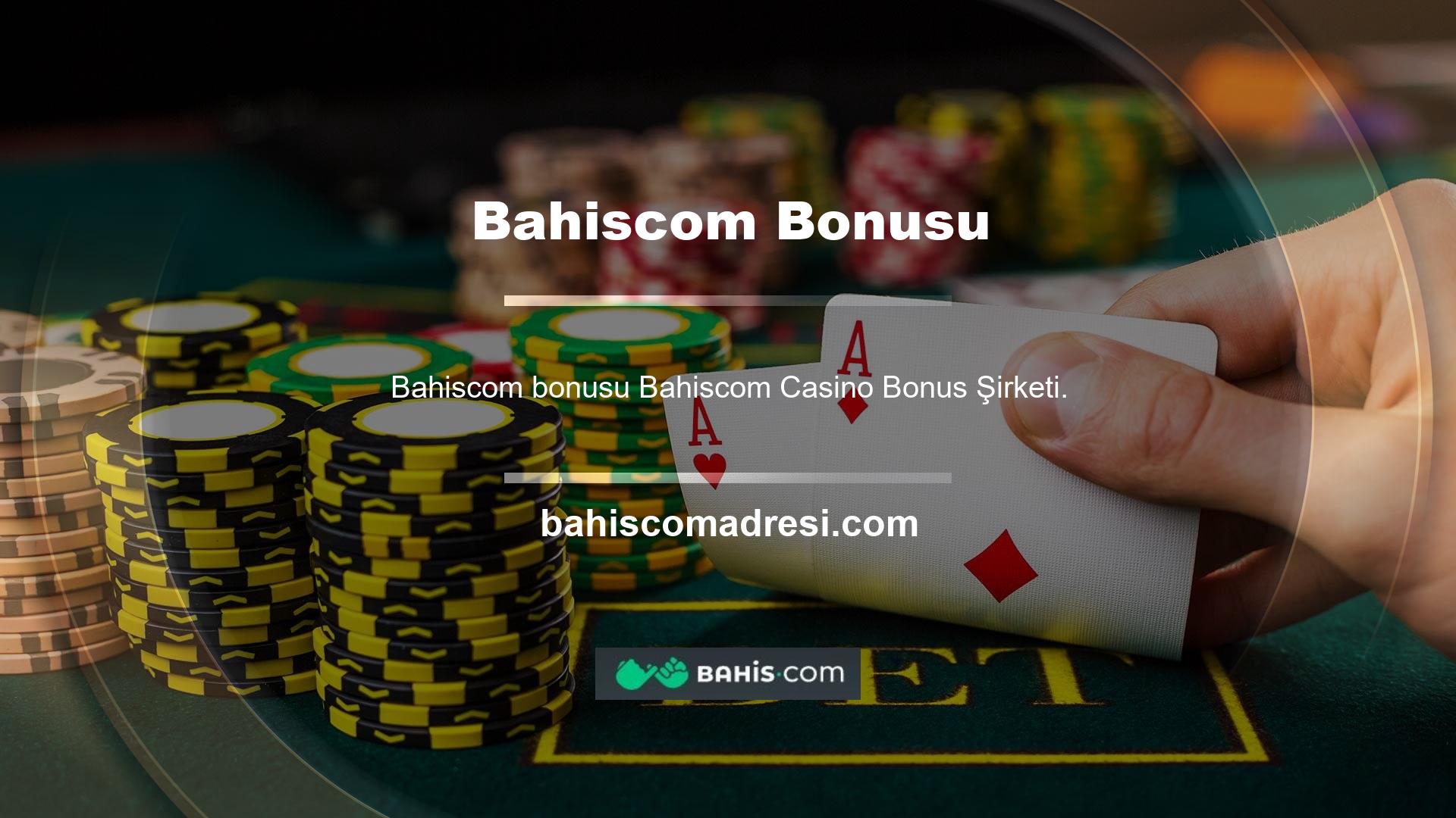 Bahiscom bahis sitesi tarafından sunulan avantajlar, kullanıcıların bahis sitesinde çok para kazanmalarına izin veriyor